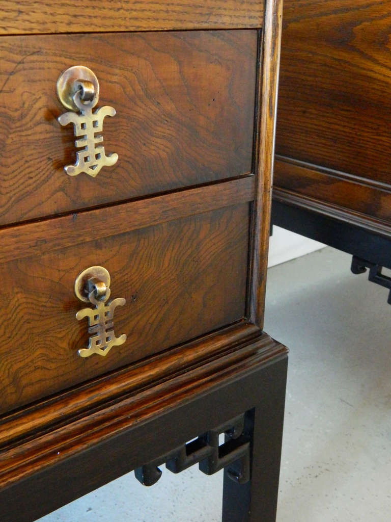 20th Century Pair of Hekman Asian Chests