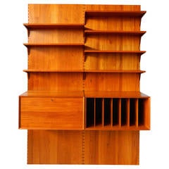 Vintage Poul Cadovius Teak Wall Unit