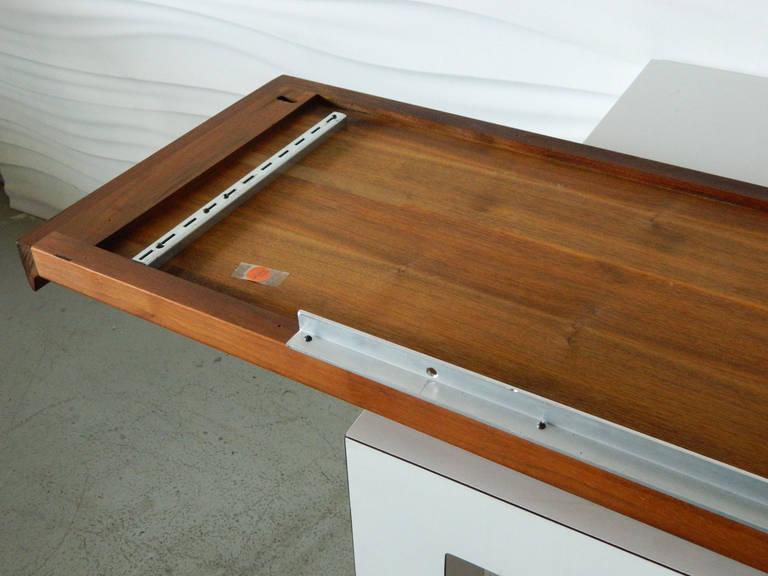 American Mid-Century Modern Floating Shelf Console 2