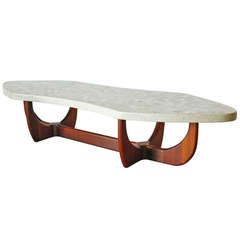 Terrazzo Coffee Table in the style of Adrian Pearsall