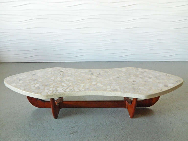 Terrazzo Coffee Table In The Style Of Adrian Pearsall At 1stdibs Terrazzo Coffee Table In The Style Of Adrian Pearsall Good Condition For Baltimore