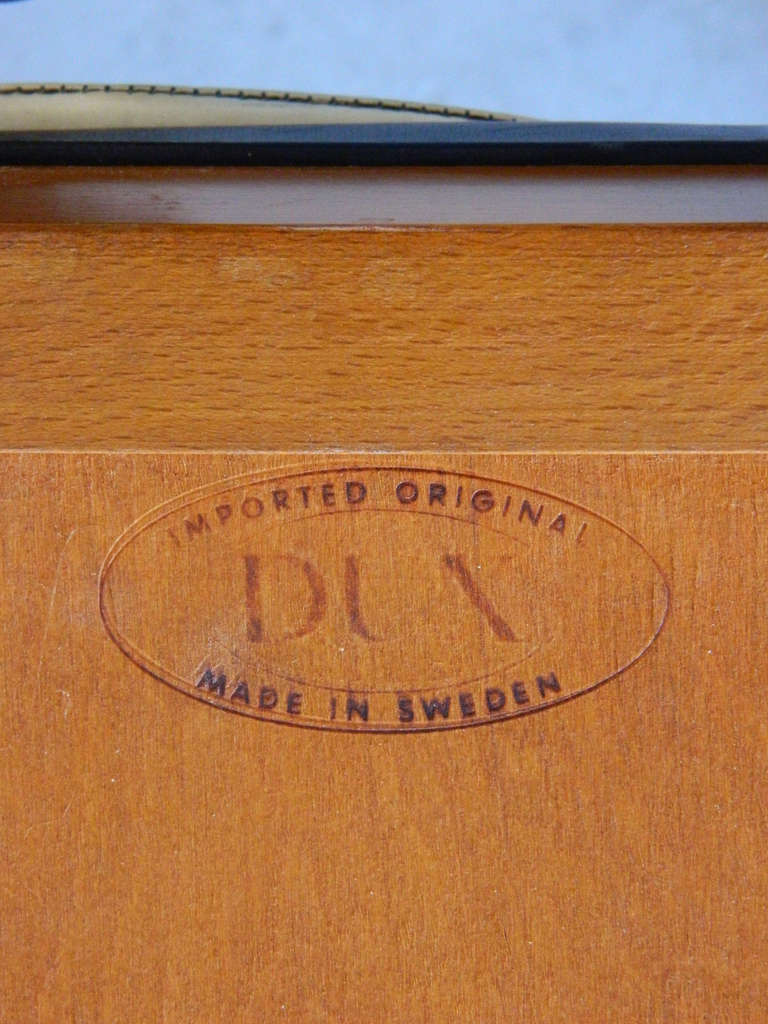 Wood Set of Six DUX/Sweden Dining Chairs
