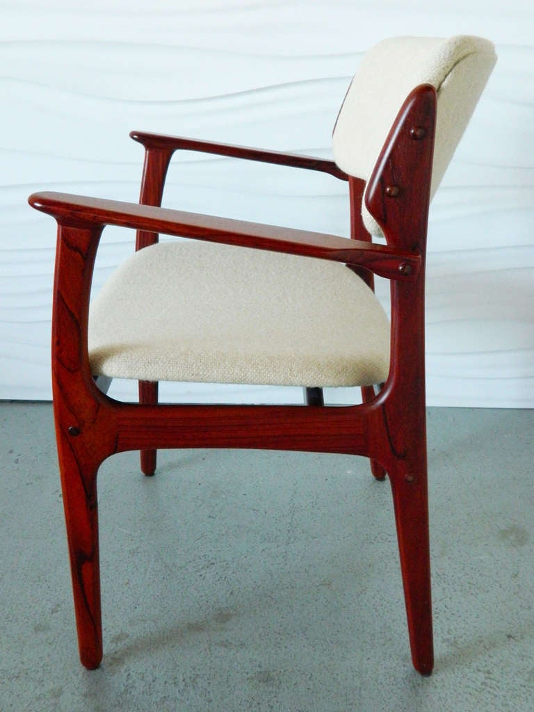 Danish Eric Buck Rosewood Arm Chair