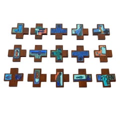 Enamel Stations of The Cross