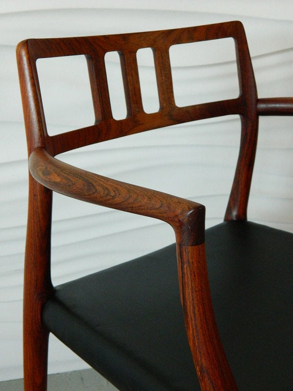 Niels Moller Rosewood Arm Chair Model 64 2