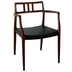 Niels Moller Rosewood Arm Chair Model 64