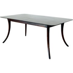 T.H. Robsjohn-Gibbings Klismos Saber Leg Dining Table Widdicomb