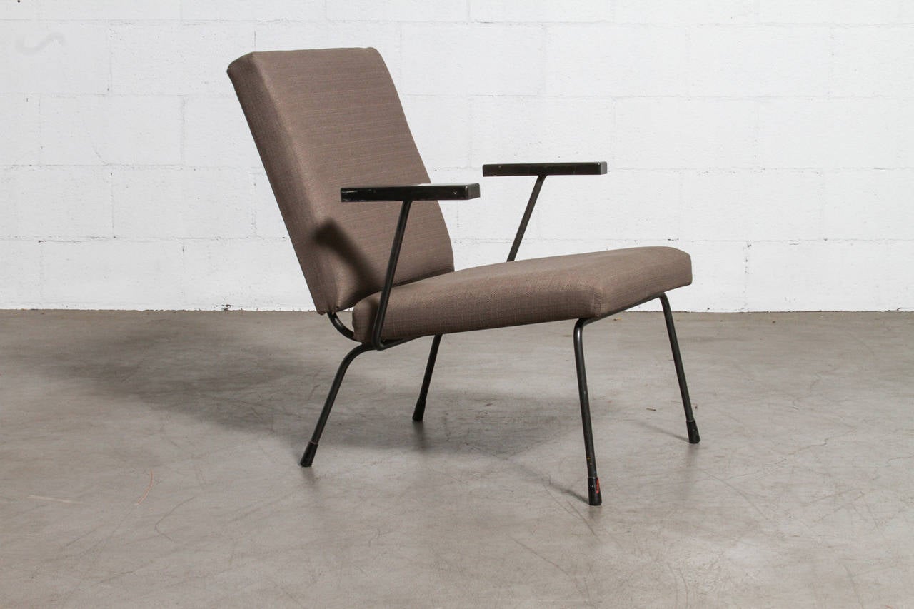 Mid-Century Modern Wim Rietveld no. 9 Lounge Chair for Gispen