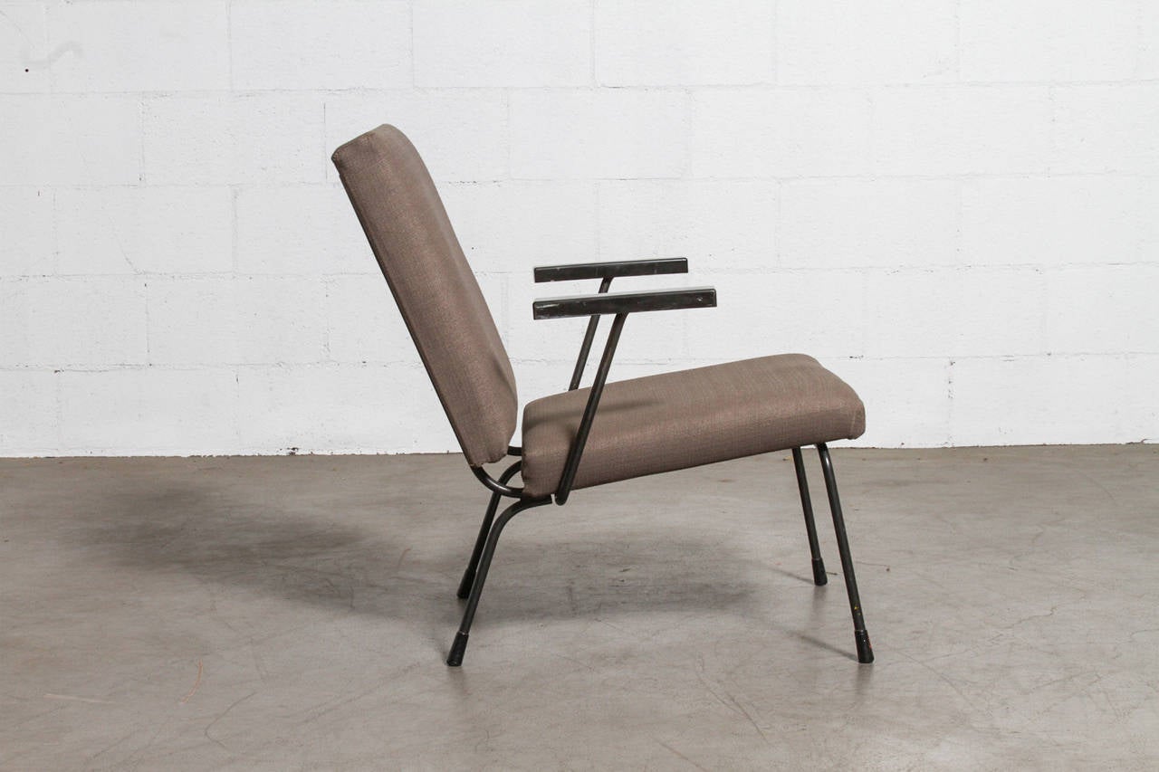 Dutch Wim Rietveld no. 9 Lounge Chair for Gispen