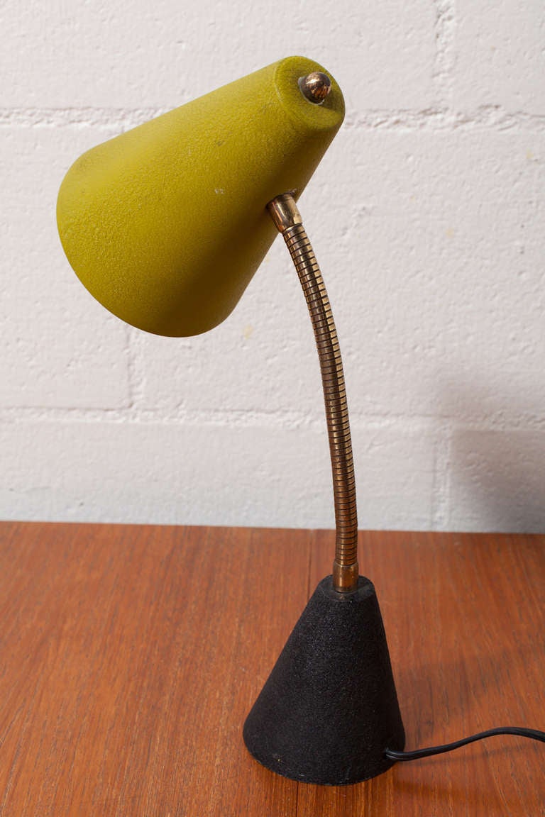 Mid-20th Century Hala Triangle Cone Desk Lamp
