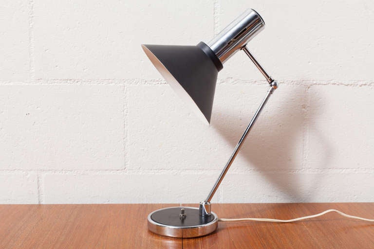 Mid-Century Hala Style Desk Lamp In Good Condition In Los Angeles, CA