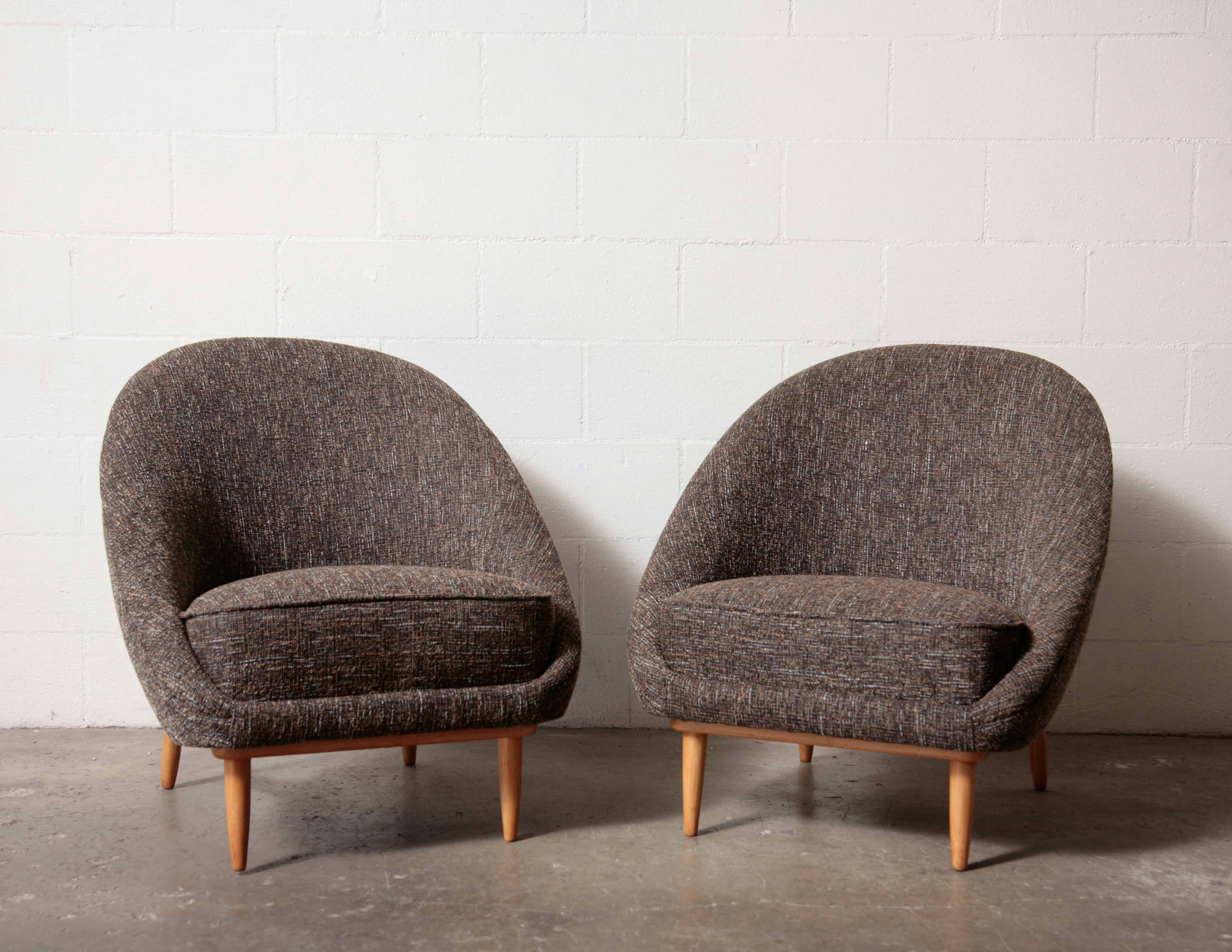 Pair Of Theo Ruth For Artifort Lounge Chairs