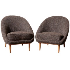Pair Of Theo Ruth For Artifort Lounge Chairs