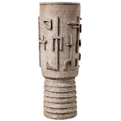 Belgian Ceramic Vessel or Bird Bath 7