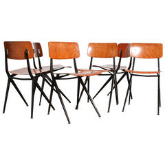 Set of Six Friso Kramer Style Result Chairs