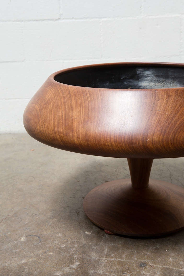 Solid Carved Teak Planter at 1stDibs