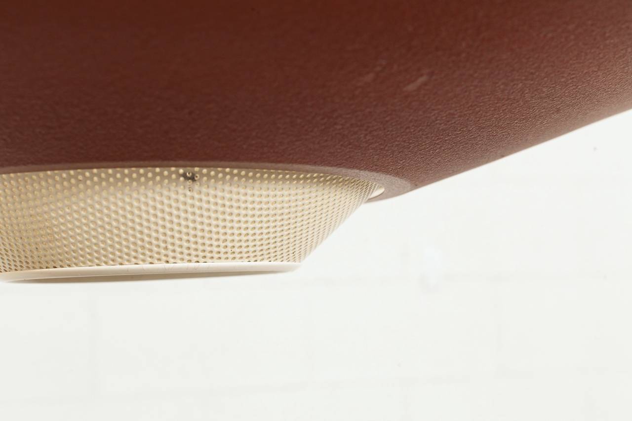 Enameled UFO Ceiling Lamp by Louis Kalff for Philips