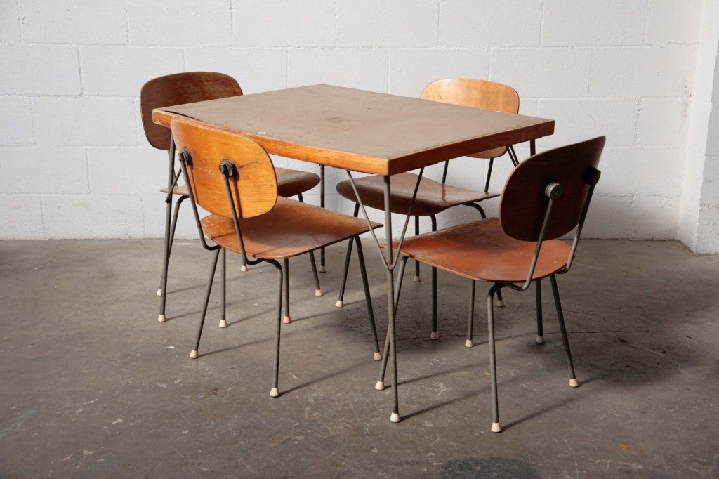 Wm Rietveld Rare Dining Set