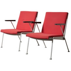 Paire de Wm. Fauteuils Rietveld Oase