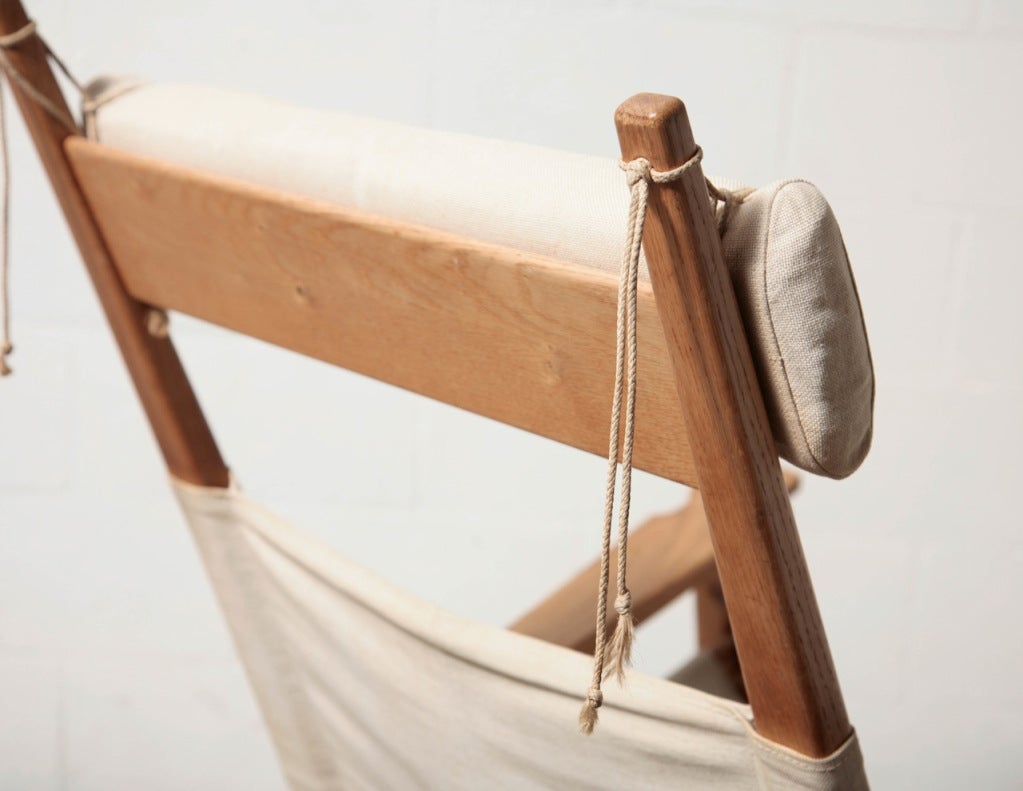 Oak Hans Wegner “Keyhole” Rocking Chair