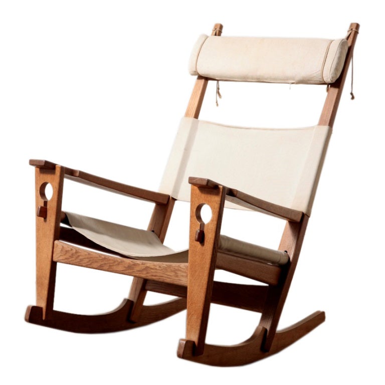 Hans Wegner “Keyhole” Rocking Chair