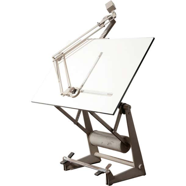 Machine Shop Draft Table Friso Kramer Professional Drafting Table with Counter Weight at 1stDibs ...