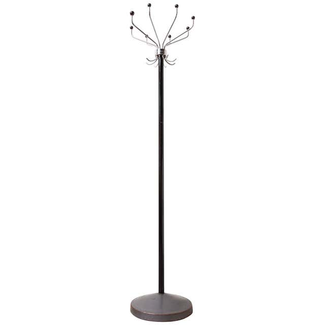 Art Deco Chrome Revolving Coat Tree Rack at 1stDibs | art deco coat ...