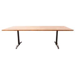 Retro Gispen Industrial Dining or Conference Table