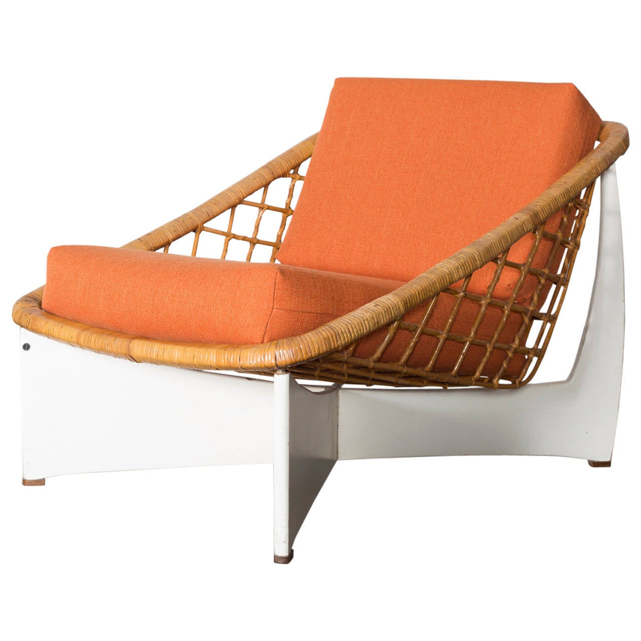 MOD Bamboo Low Lounge Chair by Pastoe at 1stdibs