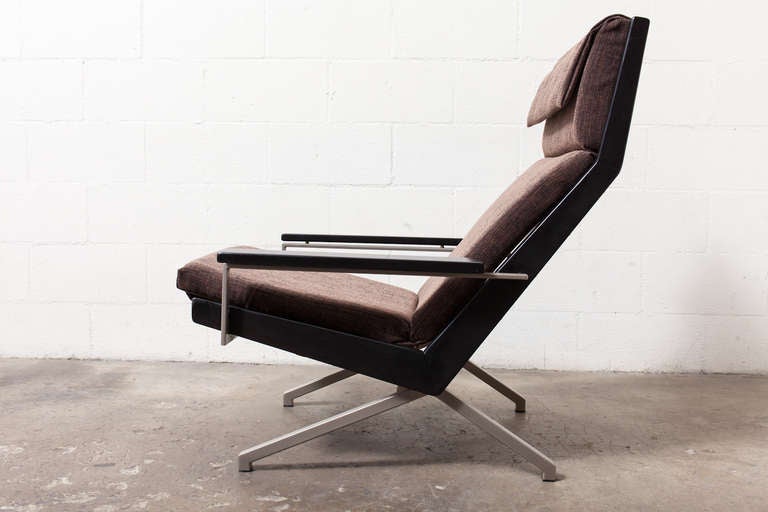 Mid-Century Modern Robert Parry Lounge Chair with Ebony Stained Arm Rests