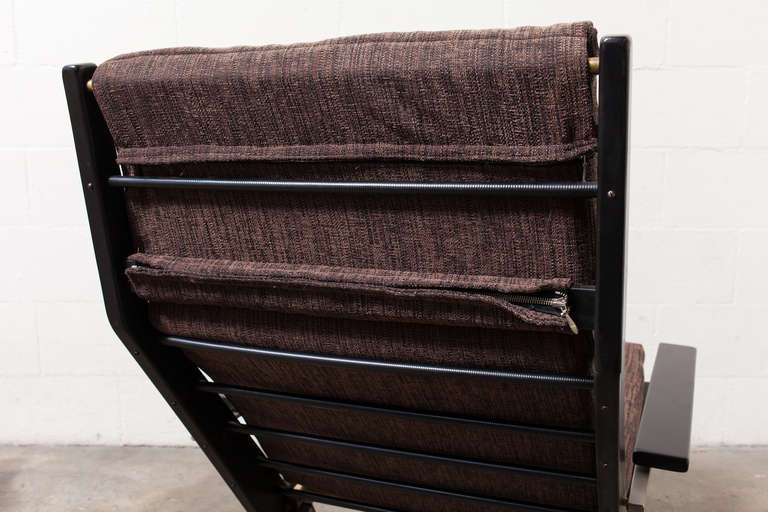 Late 20th Century Robert Parry Lounge Chair with Ebony Stained Arm Rests