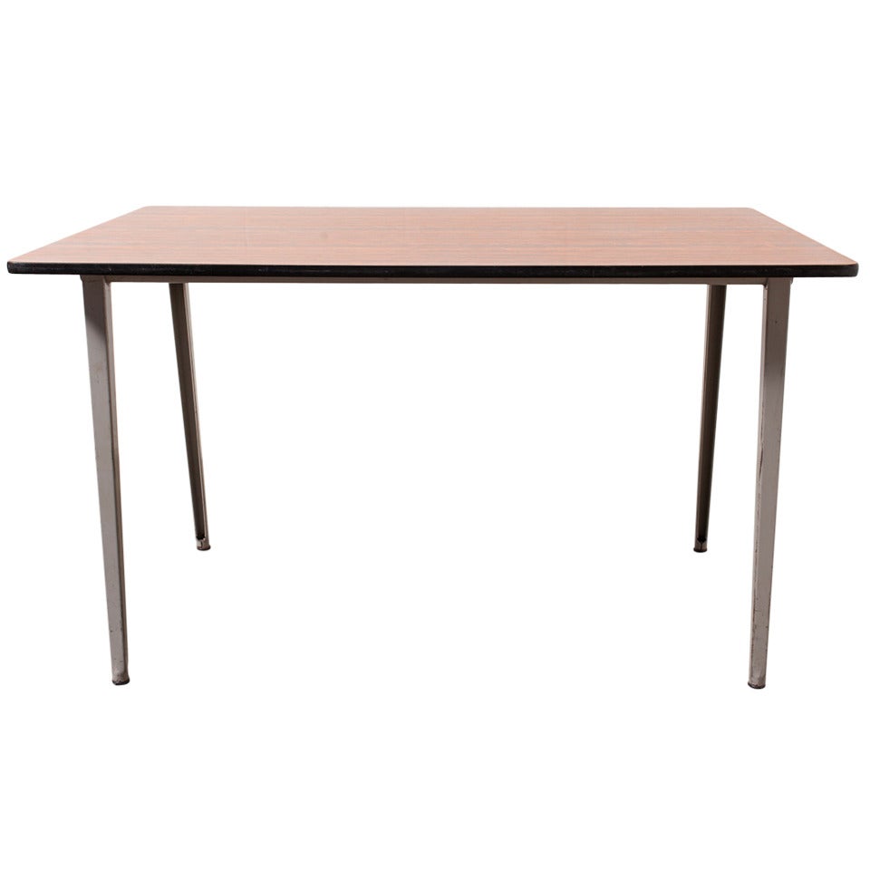 Mid-Century Friso Kramer "Reform" Industrial Dining or Work Table For Sale