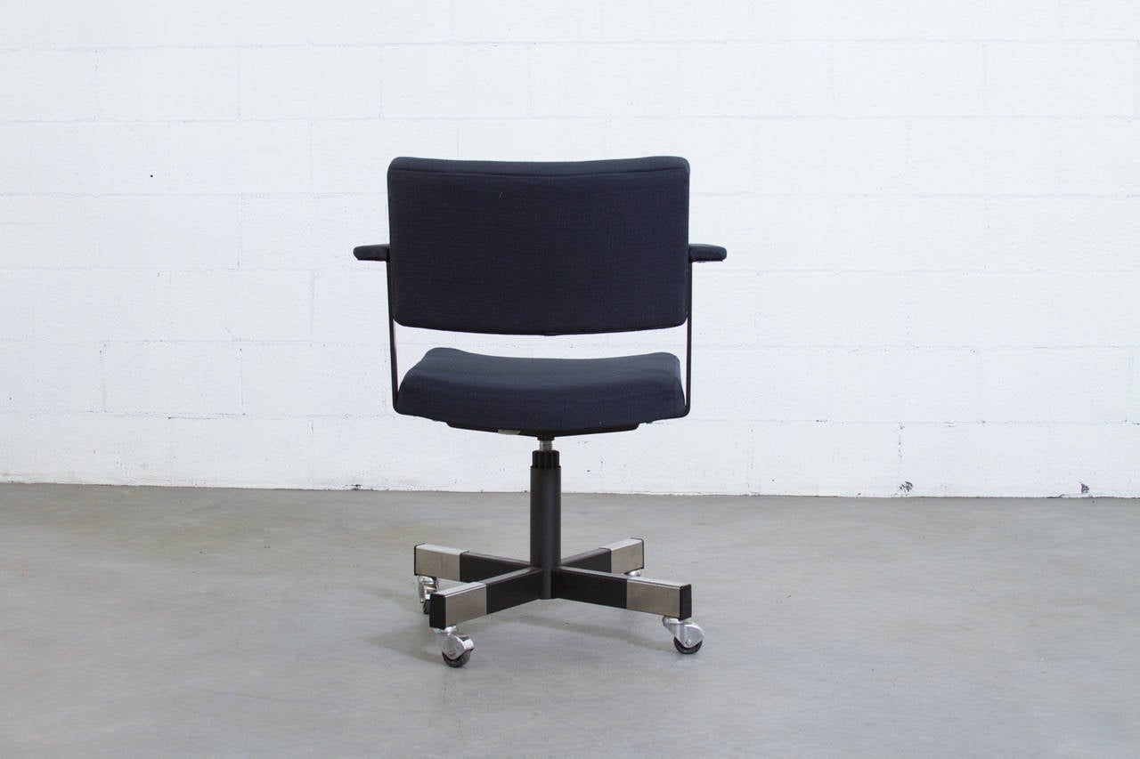 Dutch A.R. Cordemeier for Gispen Rolling Office Chair