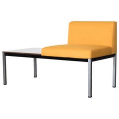 Retro Friso Kramer "Facet" Bench with Side Table