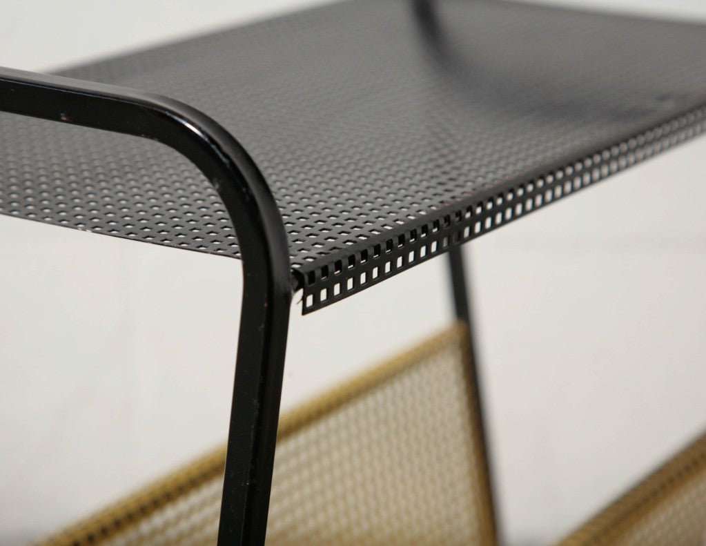Mategot Style Telephone Table And Magazine Rack