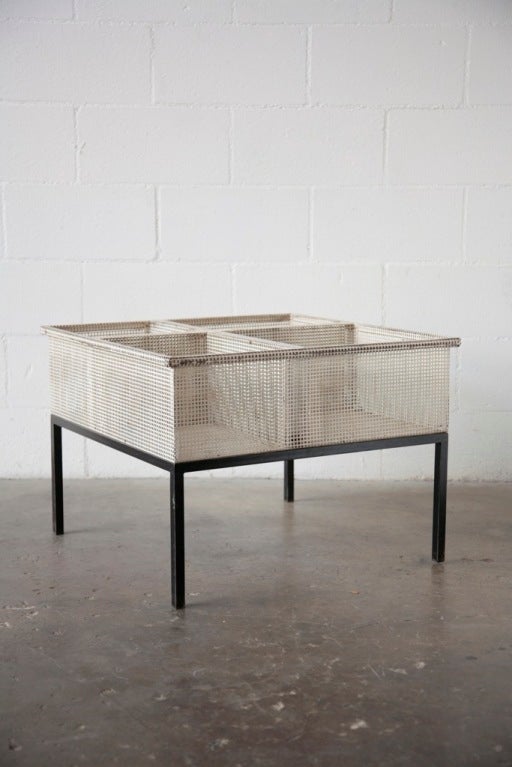 Mathieu Mategot Style Perforated Table