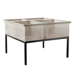 Mathieu Mategot Style Perforated Table