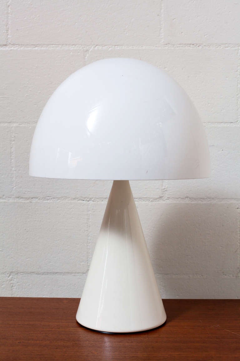 Pair of Guzzini Table Lamps In Good Condition In Los Angeles, CA