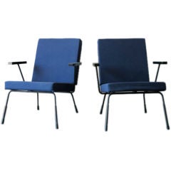Wm. Rietveld Chair No. 9 for Gispen Lounge Chairs