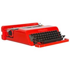 Vintage Olivetti Valentine Typewriter by Ettore Sottsass and Perry King, 1969