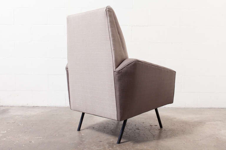 Mid-20th Century Mid-Century Italian Style Two Toned Club Chairs