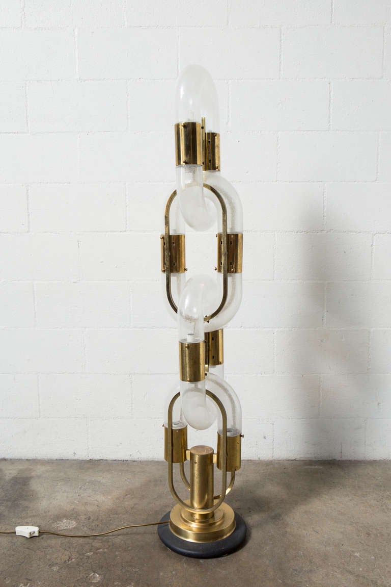 Mid-Century Modern Carlo Nason for Mazzega Chain Floor Lamp