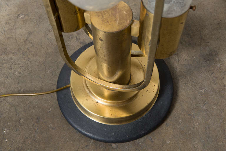 Brass Carlo Nason for Mazzega Chain Floor Lamp