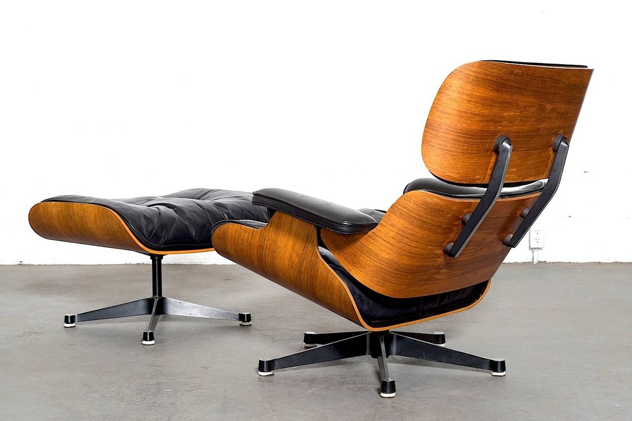 Rosewood Eames Lounge Chair by Herman Miller and Vitra at 1stDibs