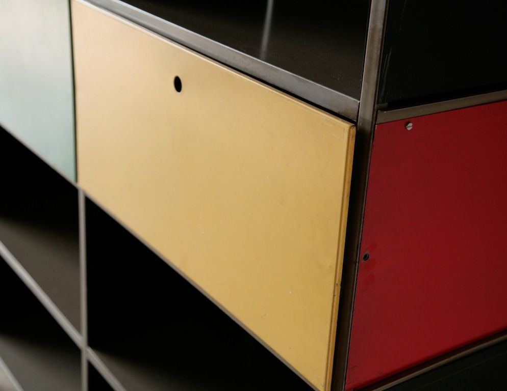 Mid-20th Century Wim Rietveld 663 Bookcase Cabinet for Gispen