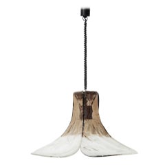 Carlo Nason for Mazzega Flower Petal Chandelier