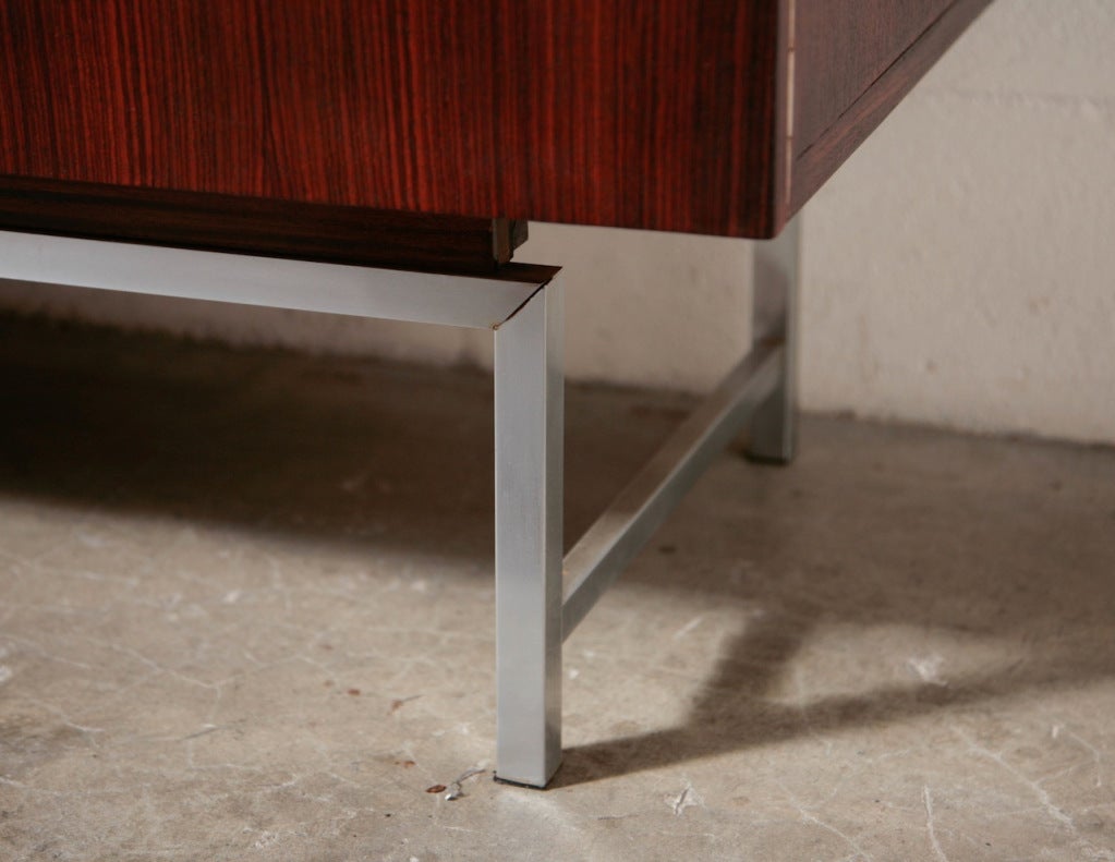 Late 20th Century George Nelson Style 8 Ft. Rosewood Credenza