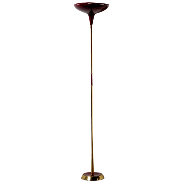 Stilnovo (Attributed) Torchiere Floor Lamp