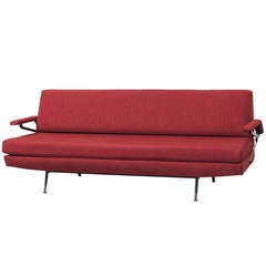 Vintage Osvaldo Borsani Style Sleeper Sofa