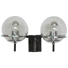 Pair of RAAK Double Globe Wall Lights 3